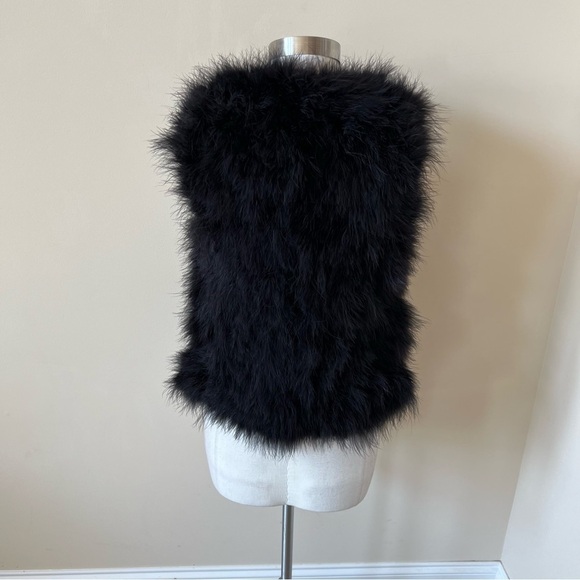 New! Club Monaco violet feather vest 13202 - Picture 8 of 13